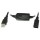 Logilink USB Kabel A -> A St/Bu 25.00m Verl. schwarz
