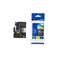 Schriftbandkassette Brother 36mm weiß/schwarz   TZE365