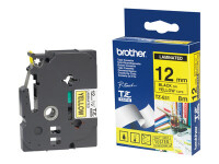 Schriftbandkassette Brother 12mm farblos/schwarz  TC101