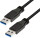 Logilink USB Kabel A -> A St/St  1.00m schwarz