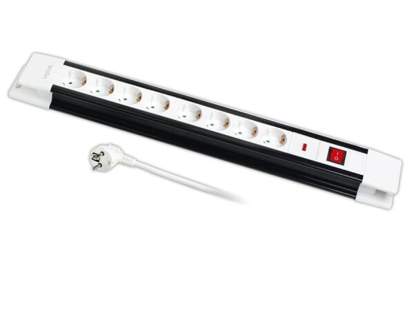 Logilink Steckdosenleiste 8-fach, 1,5m 250V/16A m. Schalter