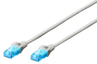 DIGITUS Patchkabel Cat5e U/UTP 2xRJ45  5,0m CCA grau...