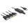 DELOCK USB Kabel A -> 4x D-Sub9 St/St 1.40m
