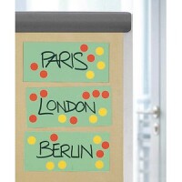 HERMA Vielzwecketiketten rot  19 mm rund Papier 1280 St.