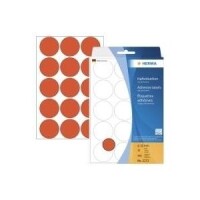 HERMA Vielzwecketiketten rot  32 mm rund Papier 480 St.
