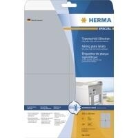 HERMA Typenschildetiketten A4 silb. 105x148 mm Folie 100 St.