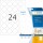 HERMA Verschlussetiketten transparent 40 mm Folie 600 St.