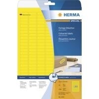 HERMA Etiketten A4 gelb 25,4x10 mm Papier matt 3780 St.