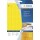 HERMA Etiketten A4 gelb 25,4x10 mm Papier matt 3780 St.