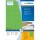 HERMA Etiketten A4 grün 105x37 mm Papier matt 1600 St.