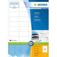 HERMA Etiketten A4 weiß 48,3x25,4 mm Papier matt...