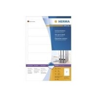 HERMA Ordneretiketten A4 weiß 192x38 mm Papier opak...