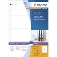 HERMA Ordneretiketten A4 weiß 192x34 mm Papier opak...