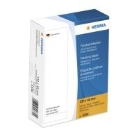 HERMA Frankieretik. einzeln mit Abziehl. 130x40 mm  500 St.
