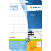 HERMA Etiketten A4 weiß 25,4x16,9 mm Papier matt...
