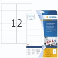 HERMA Etiketten A4 weiß 96x42,3   mm ablösbar Papier 300 St.