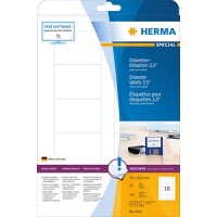 HERMA Disketten-Etiketten weiß 70x50,8 mm Papier 250 St.