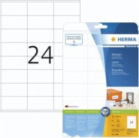 HERMA Etiketten Premium A4 weiß 70x36   mm Papier...