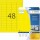 HERMA Etiketten A4 gelb 45,7x21,2 mm Papier matt 960 St.