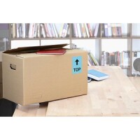 HERMA Etiketten A4 blau 105x148 mm Papier matt  400 St.