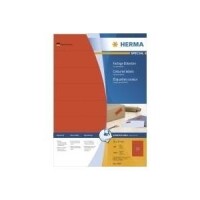HERMA Etiketten A4 rot  70x37   mm Papier matt 2400 St.