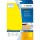HERMA Etiketten A4 gelb 210x297 mm Papier matt 20 St.