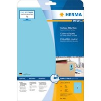 HERMA Etiketten A4 blau 210x297 mm Papier matt 20 St.