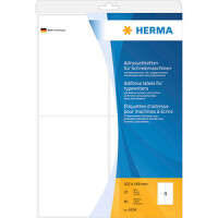 HERMA Adressetik. 102x148 mm Papier Ecken rund   80 St.