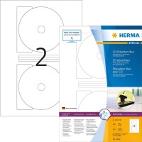 HERMA CD-Etik. Maxi A4 weiß 116 mm Papier opak  200...