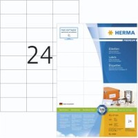 HERMA Etiketten Premium A4 weiß 70x37   mm Papier 2400 St.