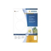 HERMA Etiketten A4 weiß 85 mm rund ablösb. Papier  600 St.