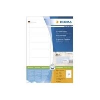 HERMA Adressetik. A4 weiß 88,9x33,8 mm Papier 1600 St.