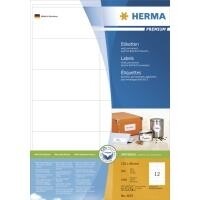 HERMA Etiketten Premium A4 weiß 105x48   mm Papier...