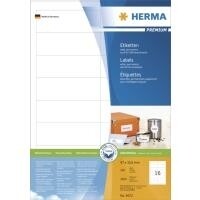 HERMA Etiketten Premium A4 weiß 97x33,8  mm Papier...