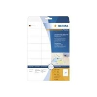 HERMA Etiketten transp. matt A4 70x37     mm Folie  600 St.