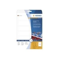 HERMA Etik. strapazierf. A4 weiß 97x42,3   mm Folie...