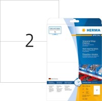 HERMA Etik. strapazierf. A4 weiß 210x148   mm Folie...