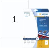 HERMA Etik. strapazierf. A4 weiß 210x297   mm Folie...