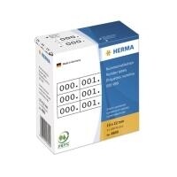 HERMA Nummernetik. 3fach selbstkl. 10x22 mm...