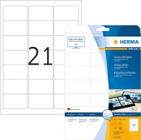 HERMA Etiketten A4 weiß 63,5x38,1   mm Papier...