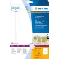 HERMA CD-Einleger  A4 weiß 151x118 mm nicht klebend...