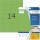HERMA Etiketten A4 grün 105x42,3  mm Papier matt 280 St.