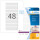 HERMA Etik. für CD-Box A4 weiß 114,3x5,5 mm Papier 1200 St.