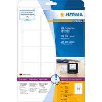 HERMA ZIP-Disk-Etiketten A4 weiß 59x50 mm Papier...