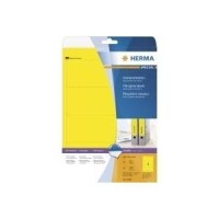 HERMA Ordneretiketten A4 gelb 192x61 mm Papier opak  80 St.