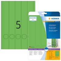 HERMA Ordneretiketten A4 grün 38x297 mm Papier opak 100 St.