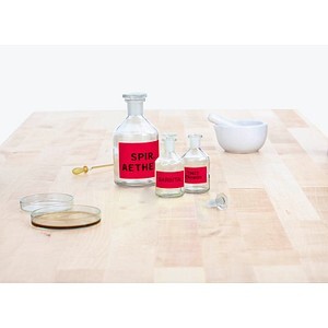 HERMA Etiketten A4 neon-rot   60 mm rund Papier matt 240 St.