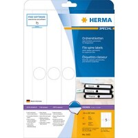 HERMA Hängeordneretik. A4 weiß 34x297 mm Papier opak 125 St.