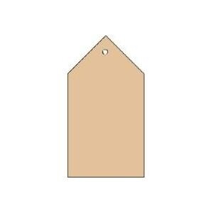 HERMA Anhängez. 80x150 mm m. Kunststofföse Faltecken 250 St.