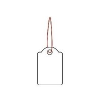 HERMA Hängeetiketten 15x24 mm mit Faden rot  1000 St.